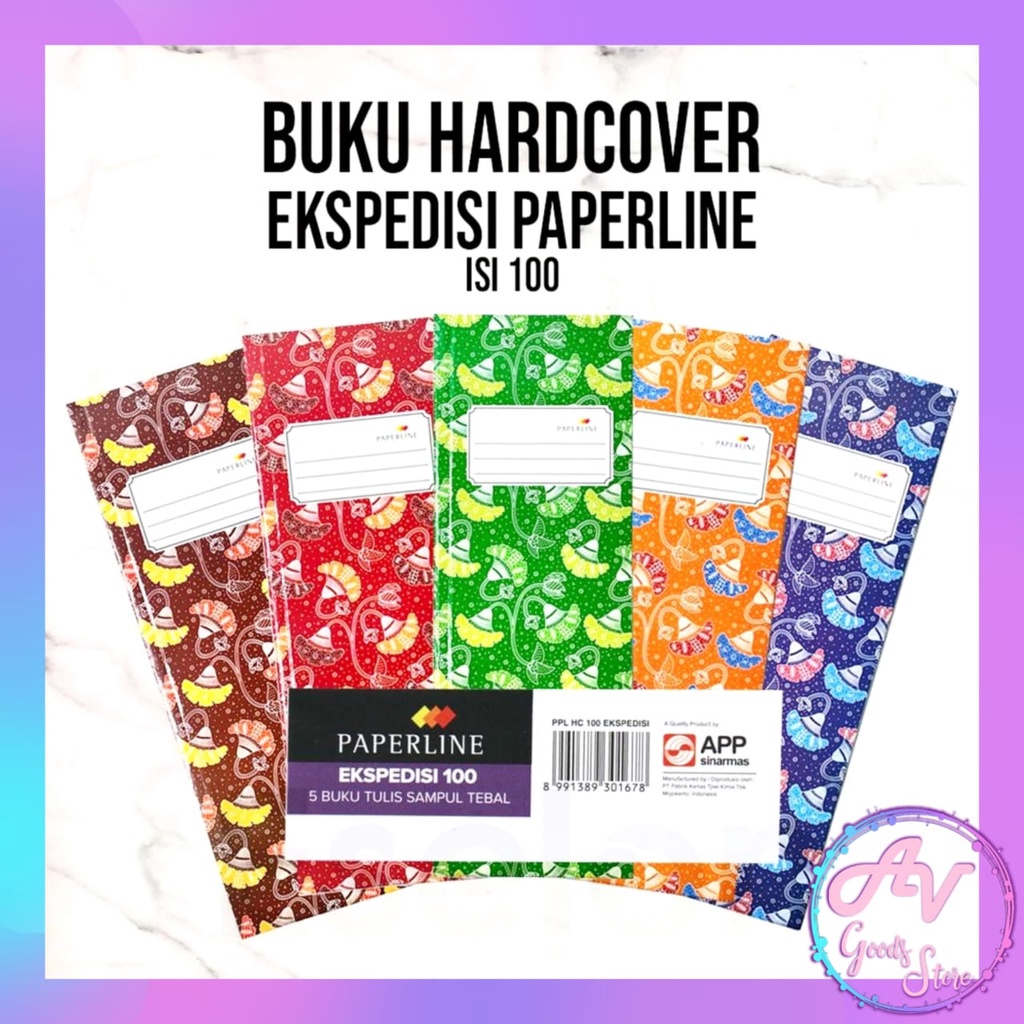 

Buku Hardcover Expedisi / Buku Tulis Ekspedisi Harcover Paperline isi 100 lembar