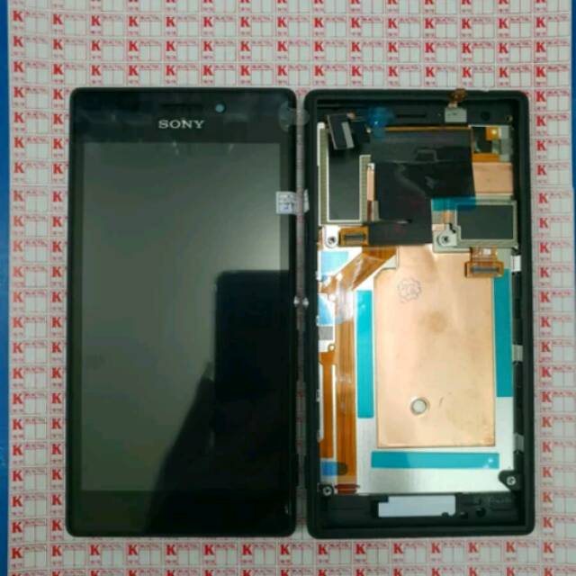 LCD TOUCHSCREEN FRAME SONY XPERIA M2D2302  D2303 D2305  ORIGINAL