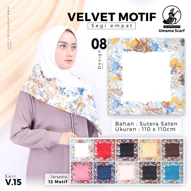 Grosir Umama Velvet Terbaru bisa eceran dn pilih warna motif