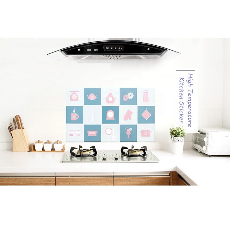 AD122 Stiker Dinding Dapur Waterproof High Temperature 