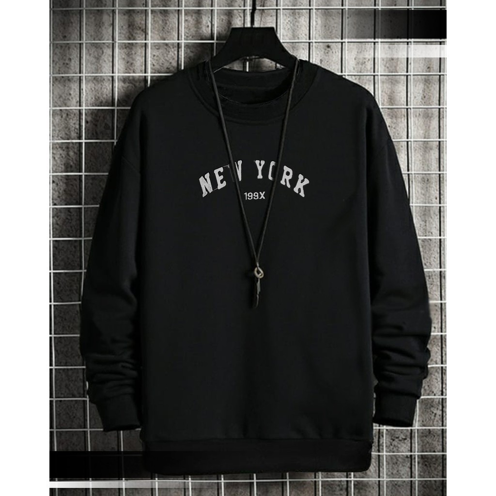 SWEATER PRIA NEW YORK 199X//SWEATER PRIA TEBAL TERBARU,