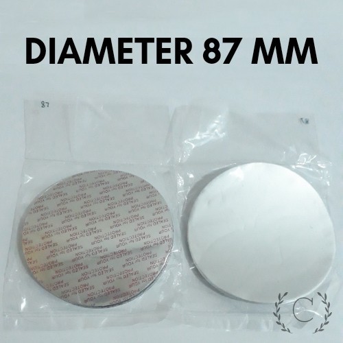 Aluminium foil seal 87 mm segel toples konduksi tutup botol alu