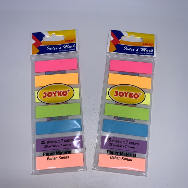 

Index Joyko IM Kertas 32 (Kotak) / IM 33 (Panah)