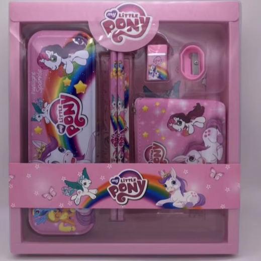 

[KODE PRODUK BAQWE4982] STUDY SET STATIONERY SET ALAT TULIS SEKOLAH ATK KARAKTER UNICORN/SPIDERMAN/LITTLE PONY/FROZEN 8033A