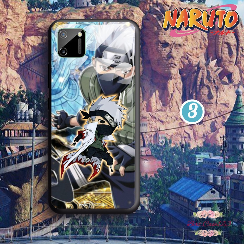 Softcase Back Case Glass Kaca NARUTO Samsung M20 M21 M30 M31 M51 M80S S7 Edge S8 S9 S9+ BC5520