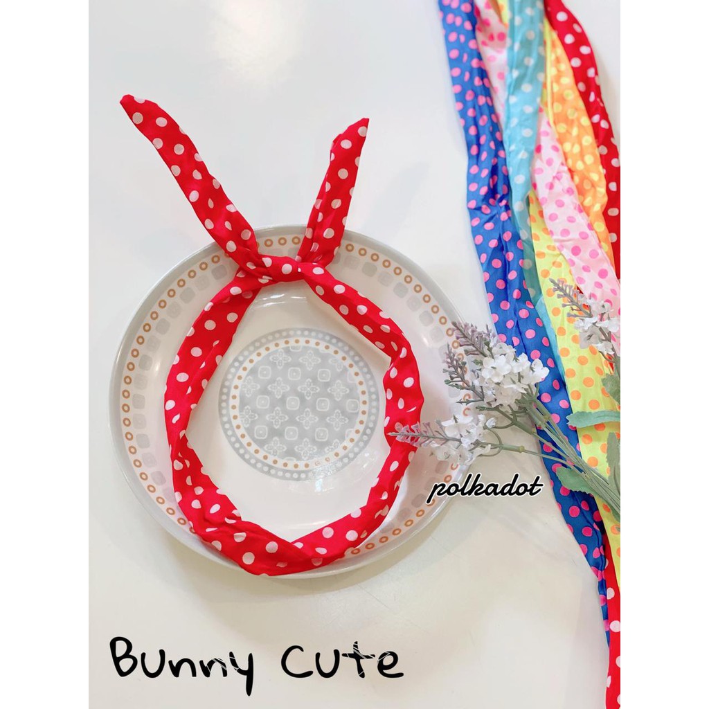 VS GG - Bandana BUNNY CANVAS KAWAT Bando Chibi Aksesoris Headband