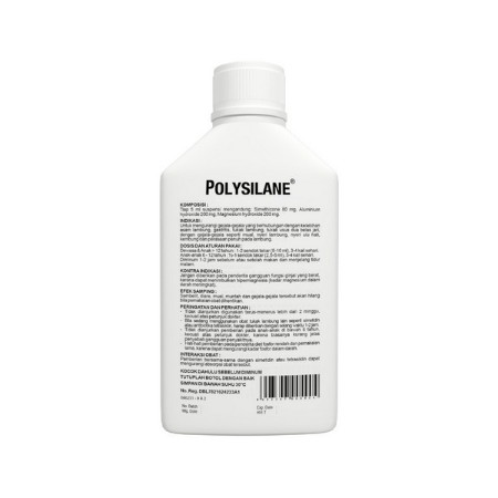 Polysilane Suspensi 100 ML isi 1 Botol (Obat Maag)