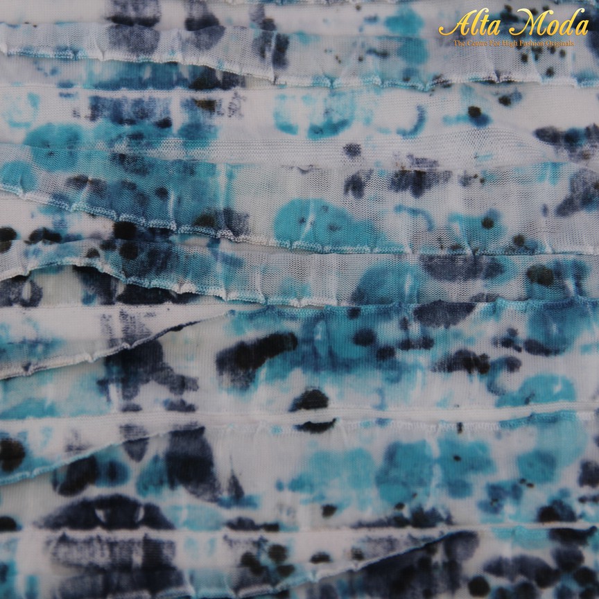 

Alta Moda Stretch Plete Biru Putih Diy Motif (1M)