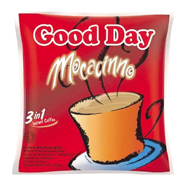 

Good Day Mocacinno Bag 30Sx20Gr Surabaya