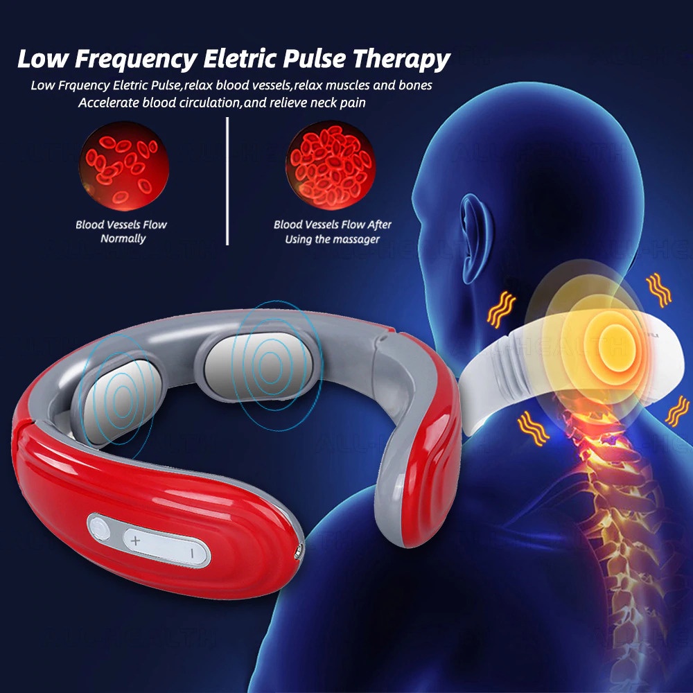 Bisa COD Alat Pijat Elektrik Terapi Leher dan Punggung Cervical Vertebra with Electrode - YUKUI JT-500