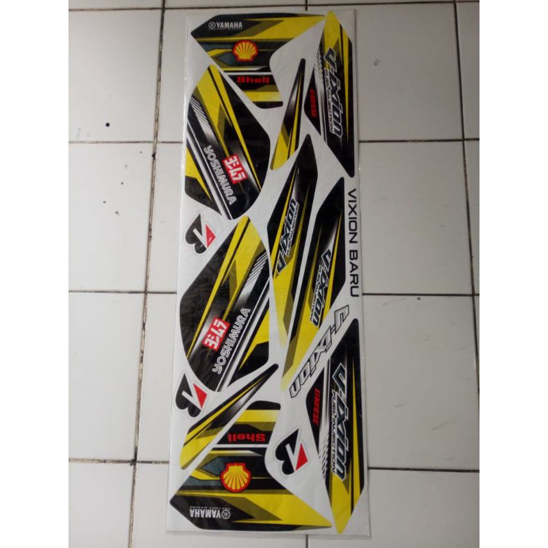 STRIPING VARIASI VIXION NEW 2013 - STRIPING VARIASI VIXION NVL ROADRACE - STRIPING DECAL MOTOR VIXIO