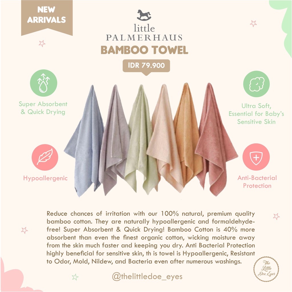 [READY] Little Palmerhaus Bamboo Towel