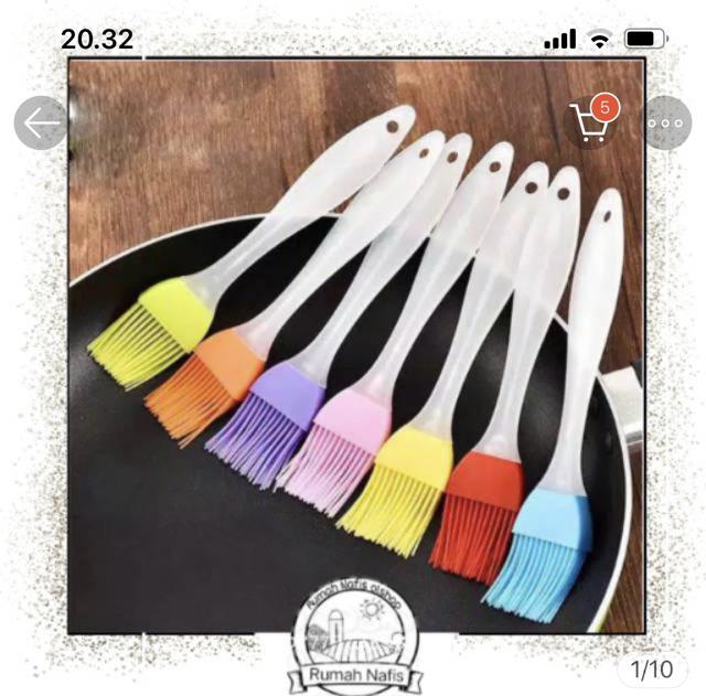 Rn Kuas Silicon Tahan Panas/ Kuas Kue