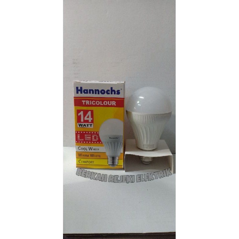 LAMPU LED HANNOCHS TRICOLOR 14 WATT E27