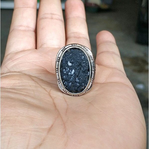 CINCIN BATU AKIK NATURAL SATAM - METEOR BANGKA BELITUNG