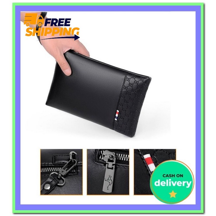 Dompet Tangan Clutch Pria Laki Laki Cowok Cowo Import Impor Ori Terbaru W111 Dompet Kulit Clutch Pri