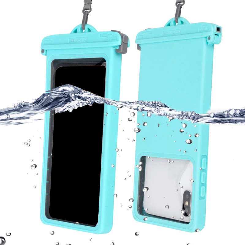 VIVI   Touching Screen Mobile Phone Waterproof Case Anti-drop Shockproof Sealed Bumper Case Cellphone Protector for Diving Swimming Drifting