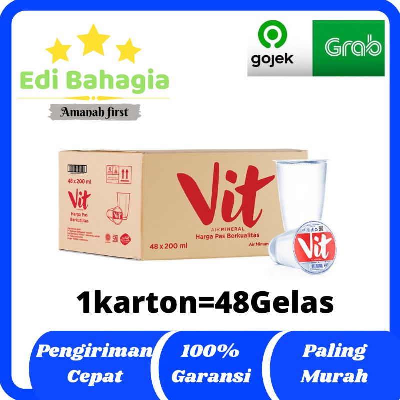 AIR MINERAL VIT GELAS 200 ML 1 DUS