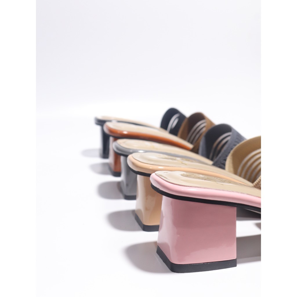 Sandal Hak Tahu Wanita Rajut Import JL03