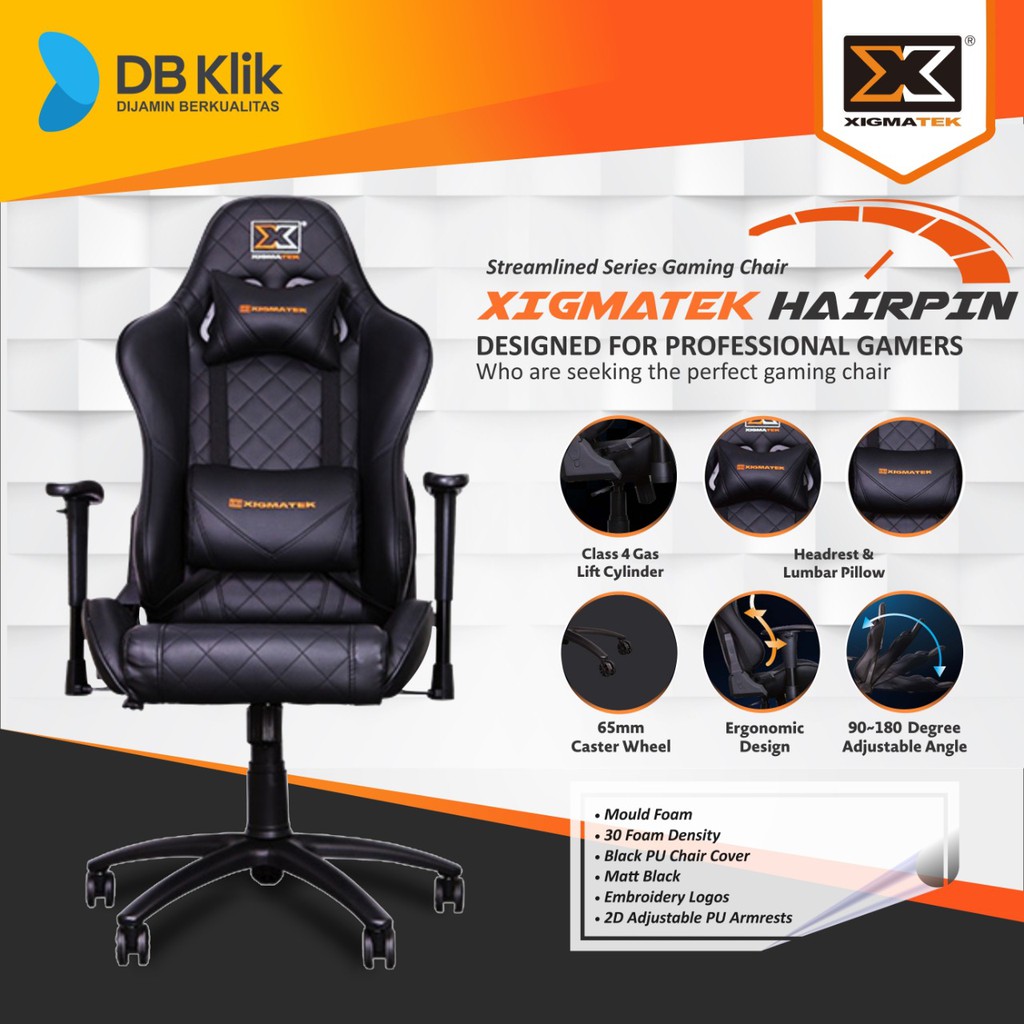 Kursi Gaming Xigmatek Hairpin - Xigmatek Hairpin Gaming Chair