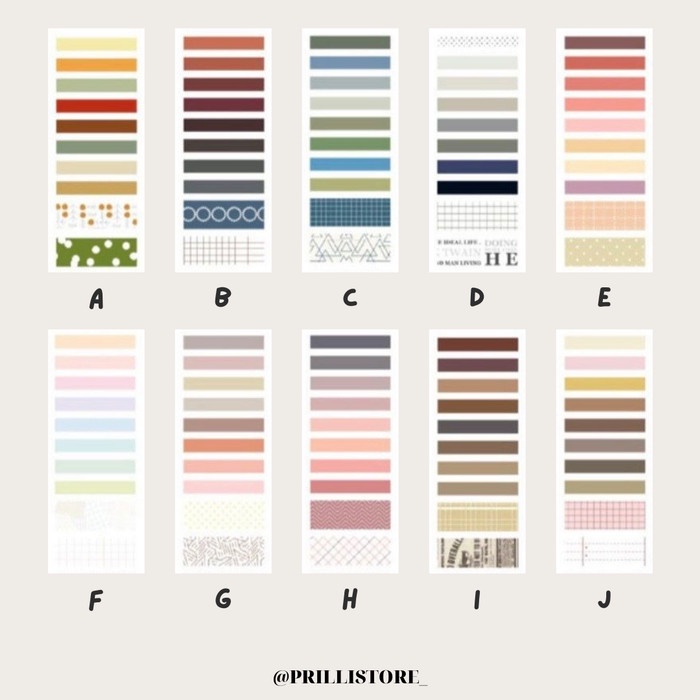 

Dijual 10 Rolls Washi Tape Deco Masking Tape Jurnal Diy Scrapbook Murah