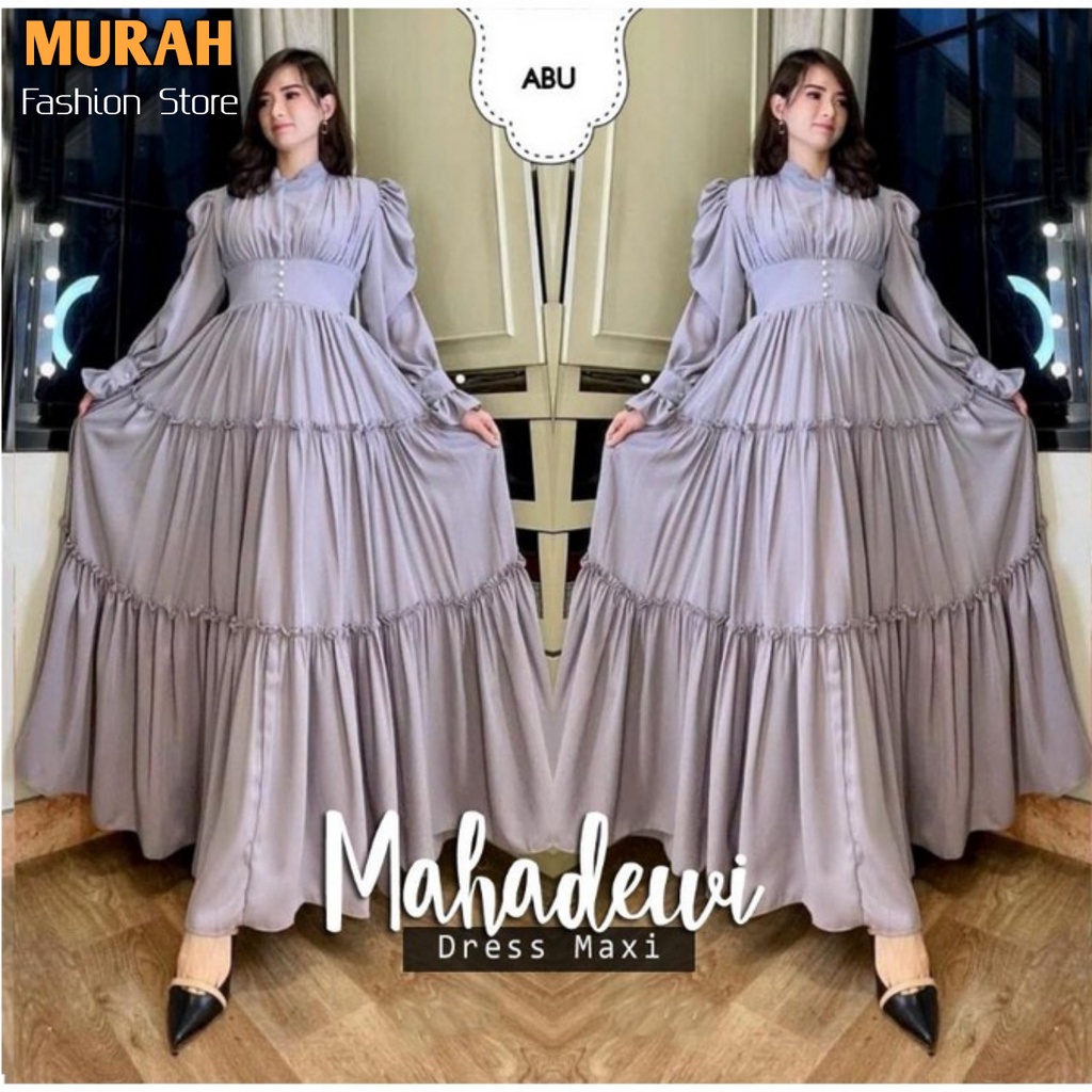 Busana Muslim Gamis Murah Gaun Pesta Muslimah Baju Pesta Wanita Kondangan Mewah Kekinian 2020 2021