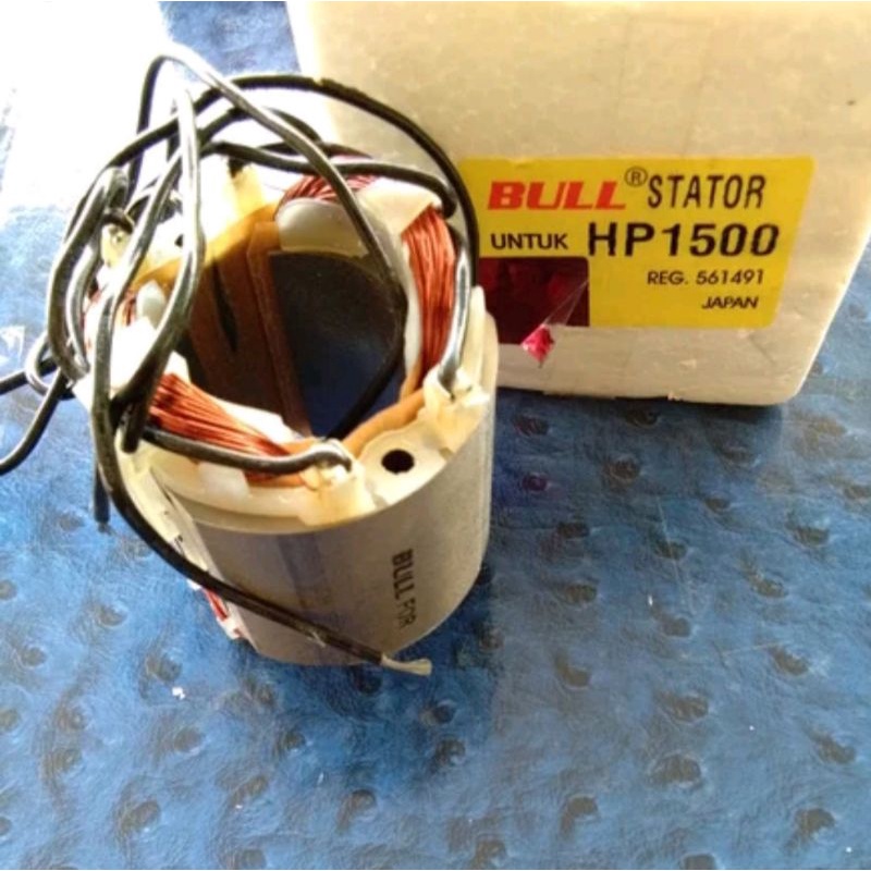 STATOR /BANTALAN HP1500 UNTUK MESIN BOR TANGAN MAKITA TYPE HP1500