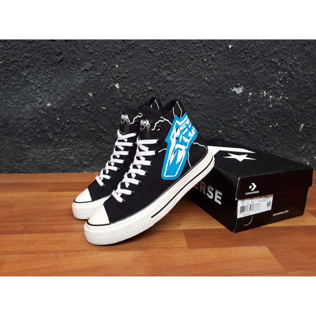 SEPATU_CONVERSE  70S HIGH AS METALLICA BLACK PREMIUM BRAN NEW IN BOX (BNIB) MADE IN VIETNAM