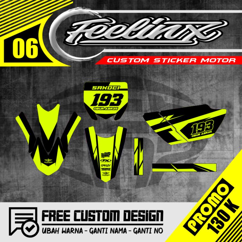 

DECAL YZ 85 YELLOW STABILO