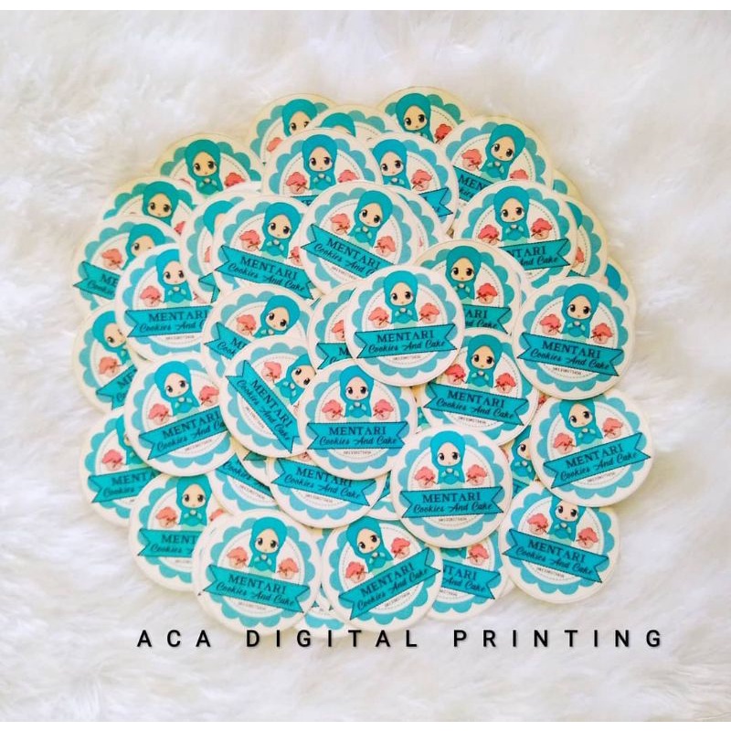 

STIKER LABEL BULAT | STIKER PRODUK | STIKER UK 4CM (ISI 70 PCS)
