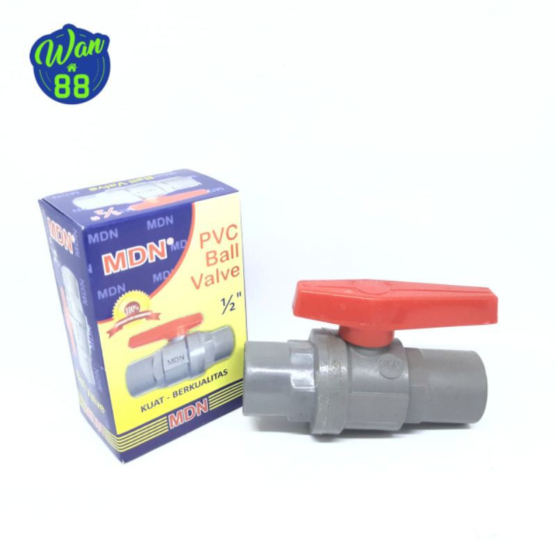 Ball Valve Pvc 1/2 Mdn