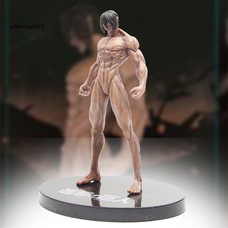 Action Figure Anime Attack on Titan Eren Jaeger Giant ver Mainan Action Figure Bahan PVC Untuk Hadiah