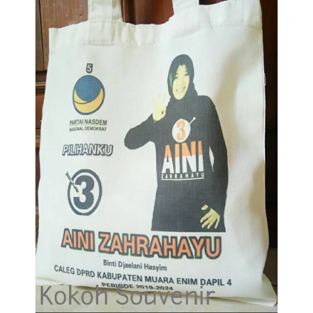 

Tas Partai, Souvenir Partai, Goodie bag Partai, Totebag Partai free desain suka suka