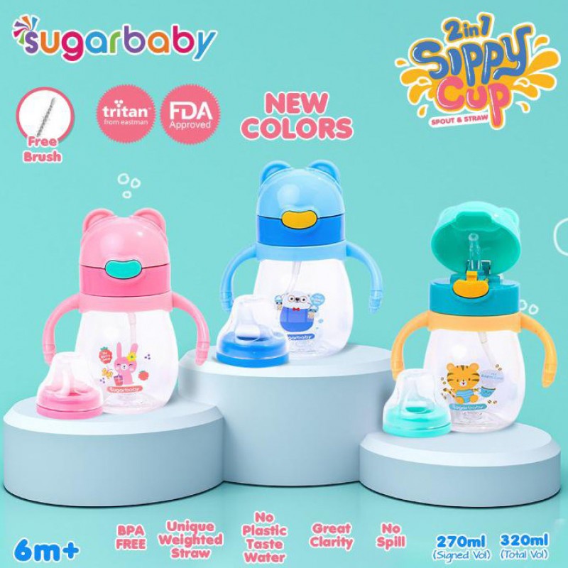 BOTOL MINUM/SUSU SUGAR BABY / SIPPY CUP