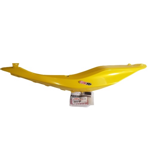 B65-F171E-00-P1 COVER TUTUP BODI BODY BELAKANG SAMPING LAMPU STOP DPBMC KIRI LEFT AEROX155 AEROX 155 WARNA KUNING YELLOW METALIC METALIK GLOSSY GLOSSI GLOSI GLOSY ORI ORIGINAL YAMAHA YGP ASLI