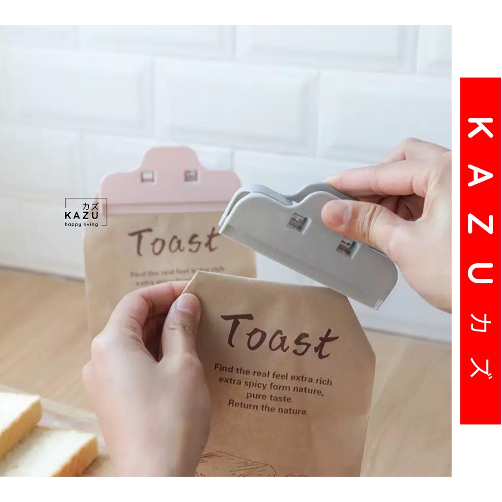 KAZU KHL149 Jepitan Snack Penutup Penjepit Kemasan Plastik Sealer Food Klip