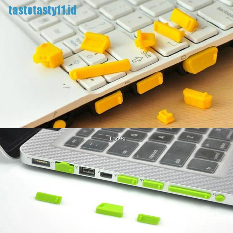 Tay 13Pcs / set Plug Silikon Cover Plug USB Anti Debu Untuk Laptop