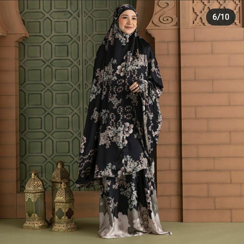 Mukena Ganaya Prayer Set Heaven Lights warna black