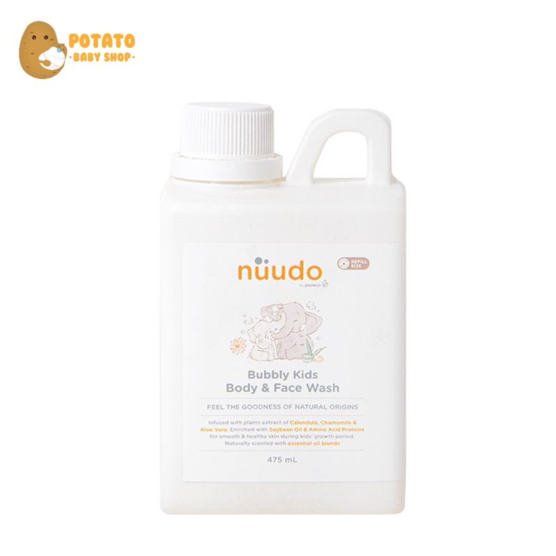 Nuudo - Bubbly Kids Body To Face Wash