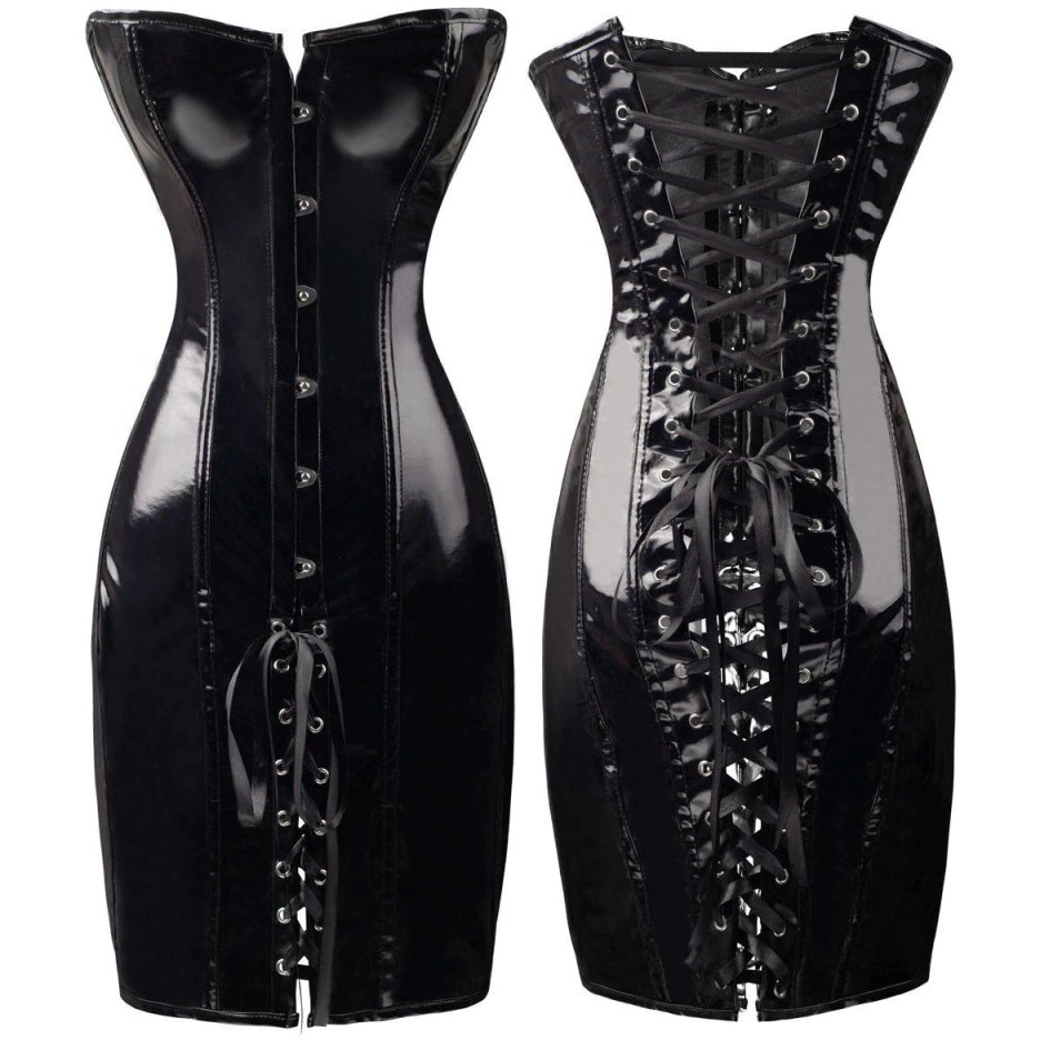 corset dress pvc