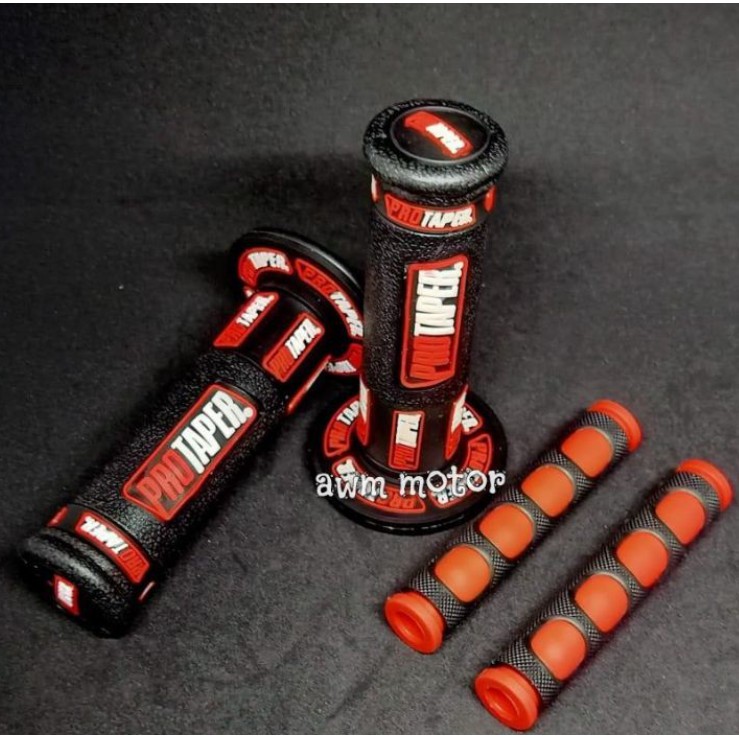 PAKET HANDGRIP GRIP PROTAPER NEW + KARET HANDLE REM UNIVERSAL#3Warna