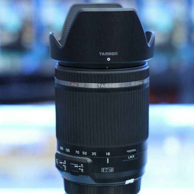 Lensa tamron  18-200 vc for canon nikon
