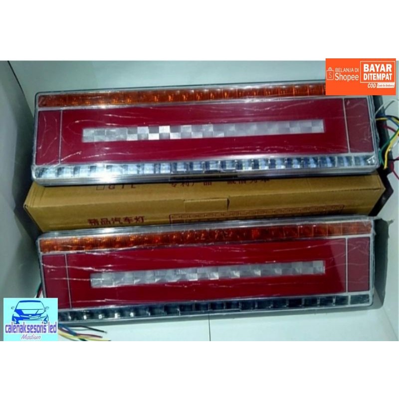 stoplamp led truk 47cm canter elf giga