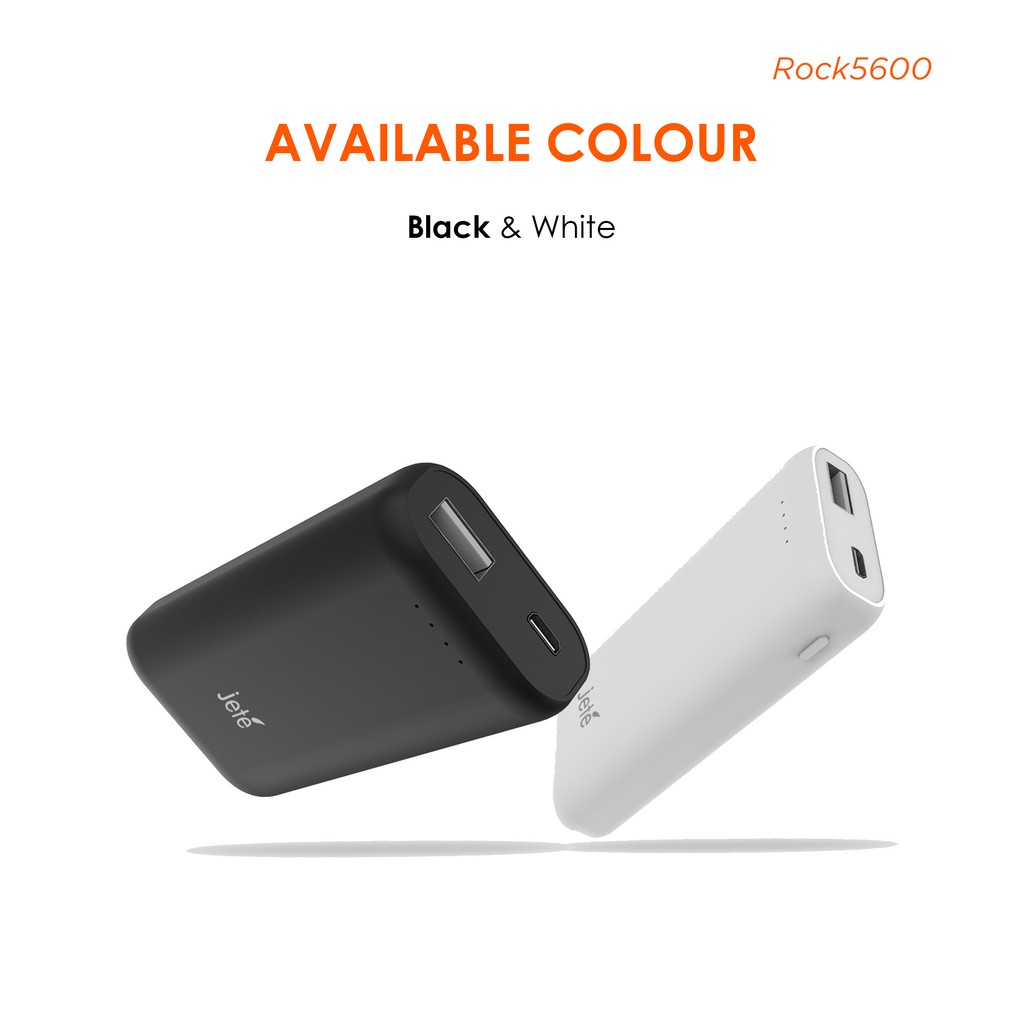 Powerbank 5600mAh  JETE Rock Original Garansi 1 Tahun