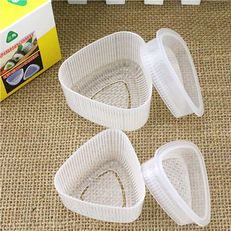 【Theredsunrisesiwy.id】2 PCS/1 Set Sushi Mold Onigiri Rice Ball Bento Press Maker Mold DIY Tool