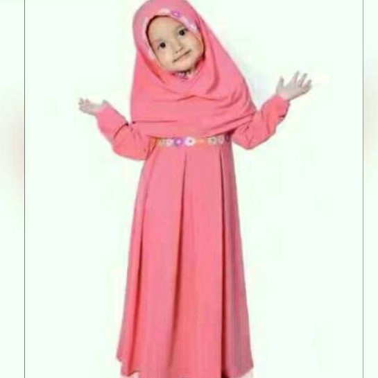  Baju  Murah Gamis Anak  Perempuan Baju  Muslim Murah Rempel 