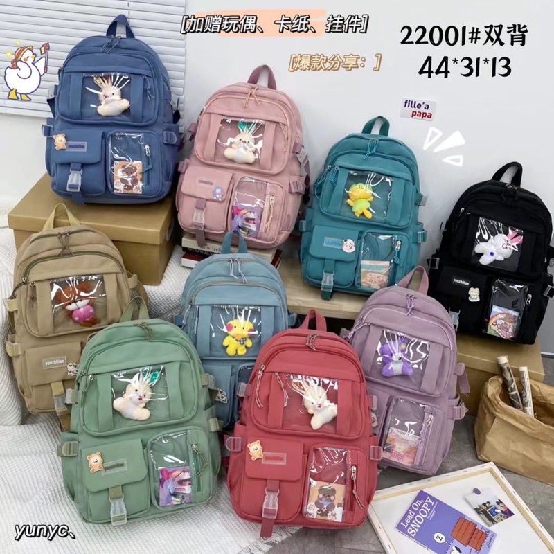 RANSEL IMPORT STYLE KOREA BACKPACK SEKOLAH