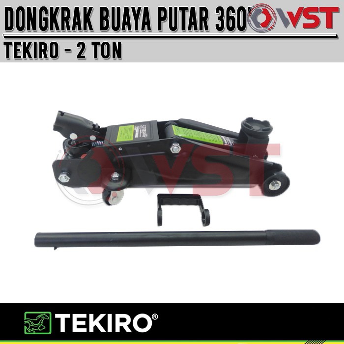 Tekiro Dongkrak Buaya Putar 2 Ton Hidrolis / 2Ton Putar / Mobil
