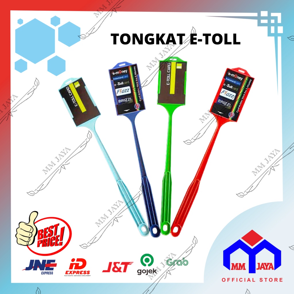 Tongkat E-Toll / Tongkat Toll / Tongtoll High Quality.(bahan bening tidak kusam)