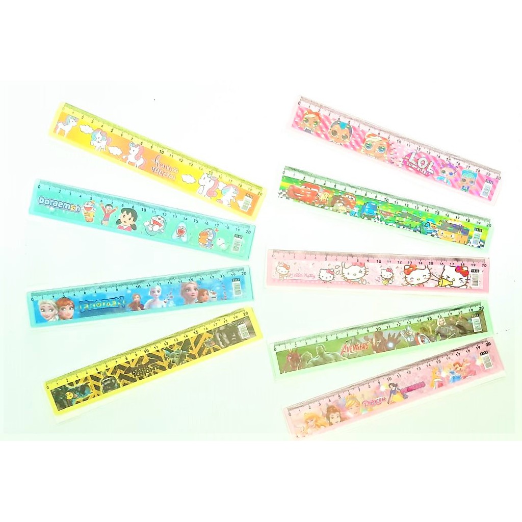 

PENGGARIS MISTAR 20 CM ANAK GARISAN LUCU PLASTIK GAMBAR KARAKTER